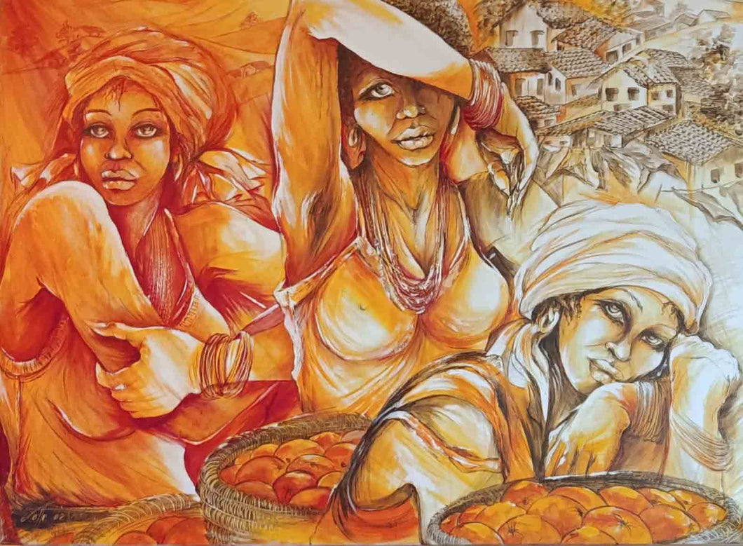 From the sweat of my brow