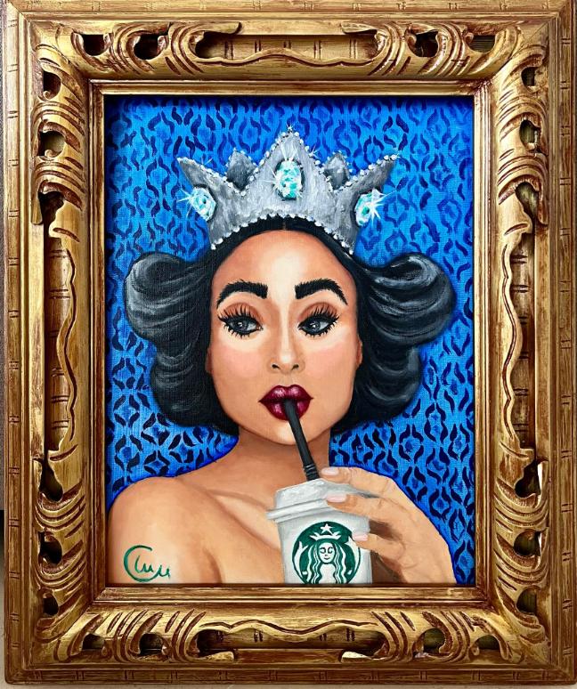 The princess has… a Frappuccino